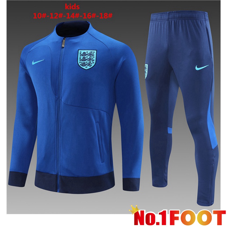 England Kids Training Jacket Suit Blue 2022/2023