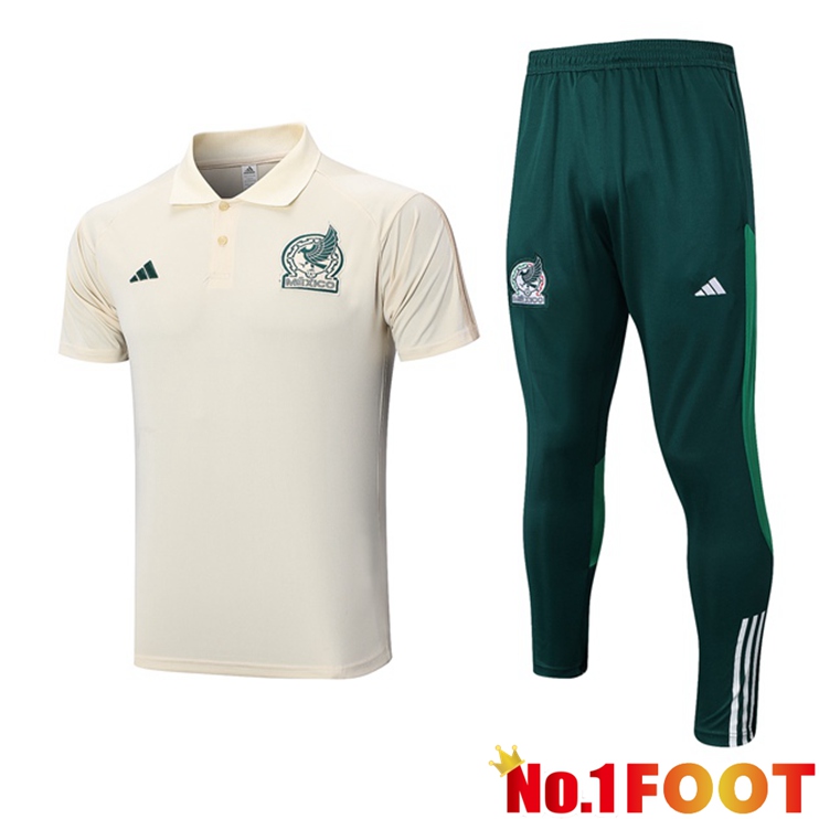 Mexico Soccer Polo + Pants Brown 2023/2024