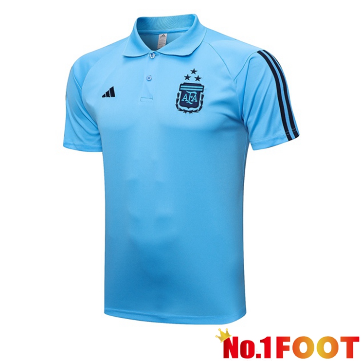 Argentina Soccer Polo Blue 2023/2024 - Click Image to Close