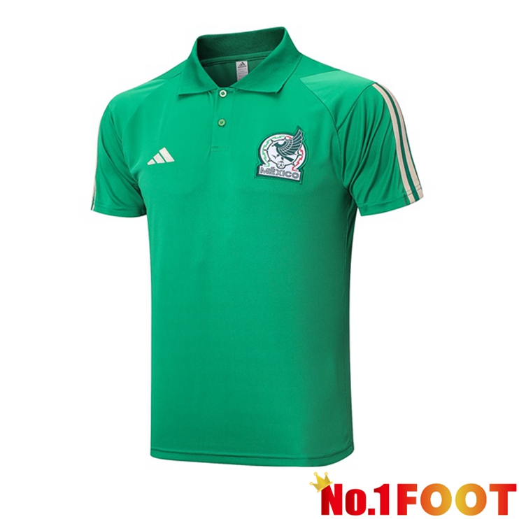 Mexico Soccer Polo Green 2023/2024