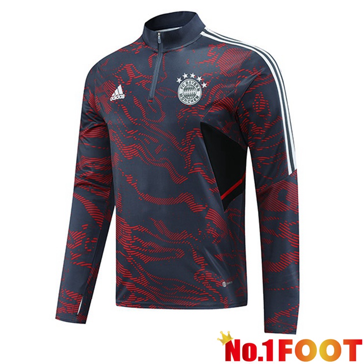 Bayern Munich Training Sweatshirt Red Black 2023/2024