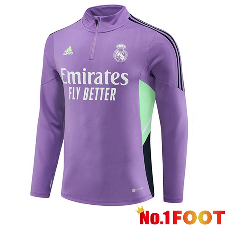 Real Madrid Training Sweatshirt Purple 2023/2024