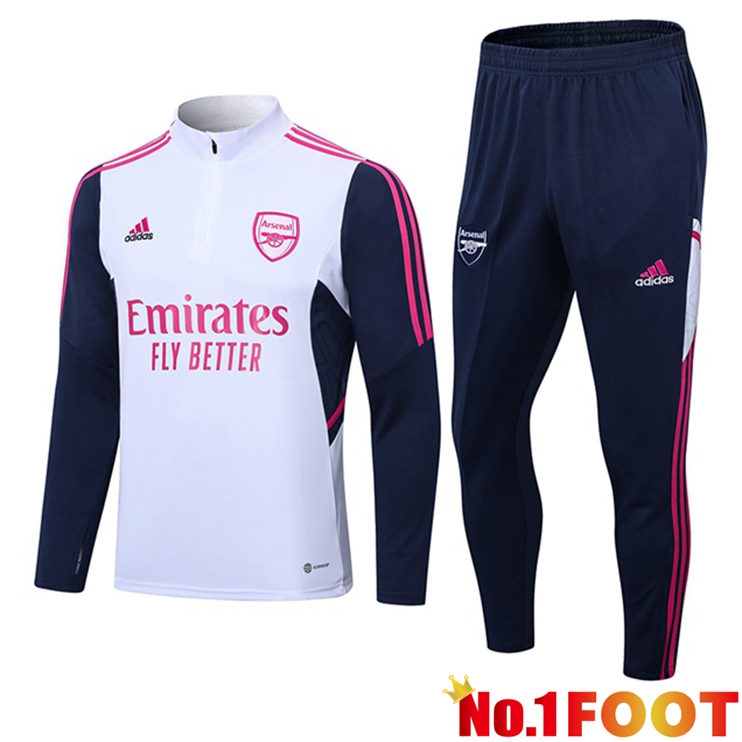 Arsenal Training Tracksuit Suit White 2023/2024