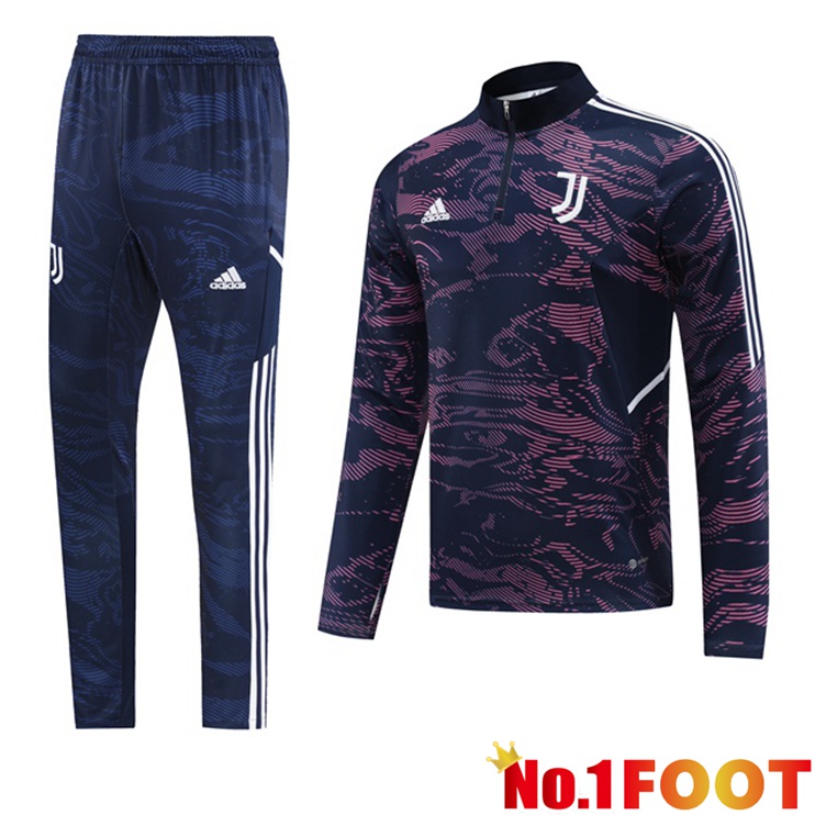 Juventus Training Tracksuit Suit Purple Black 2023/2024