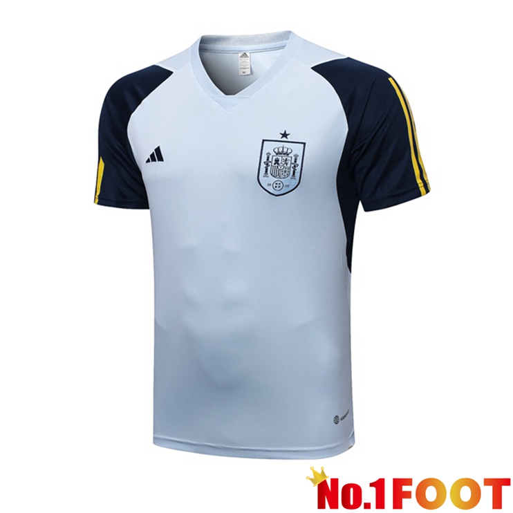 Spain Training T Shirt Blue 2023/2024