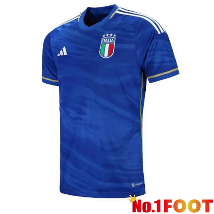 Italy Soccer Jersey Home Blue 2023/2024