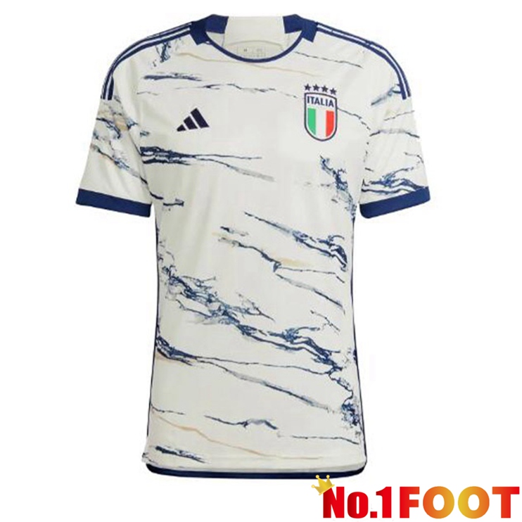 Italy Soccer Jersey Away White 2023/2024