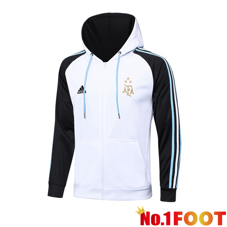 Argentina Training Jacket Hoodie White 2023/2024