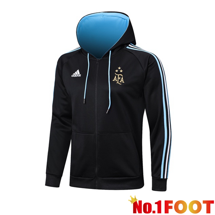 Argentina Training Jacket Hoodie Royal Bluee 2023/2024