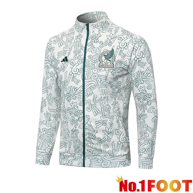 Mexico Training Jacket White Green 2023/2024