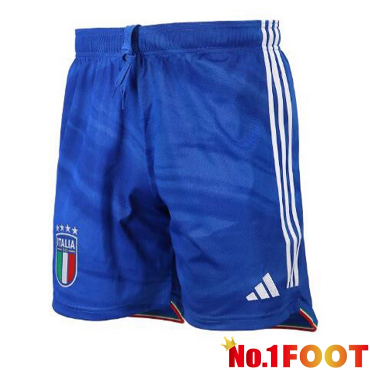 Italy Soccer Shorts Home Blue 2023/2024