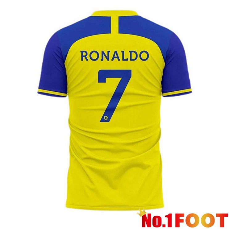 Al-Nassr FC (RONALDO 7) Soccer Jersey Home Yellow 2022/2023