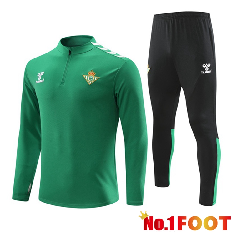 Real Betis Training Tracksuit Suit Green 2023/2024