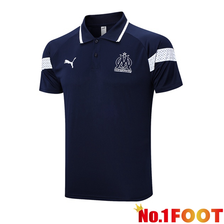 Marseille OM Soccer Polo Royal Bluee 2023/2024