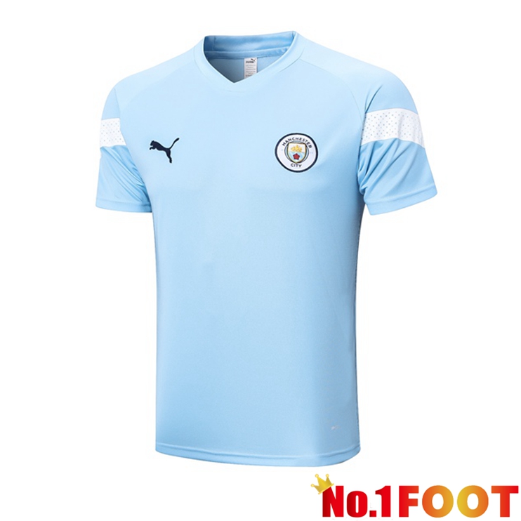 Manchester City Training T Shirt Blue 2023/2024