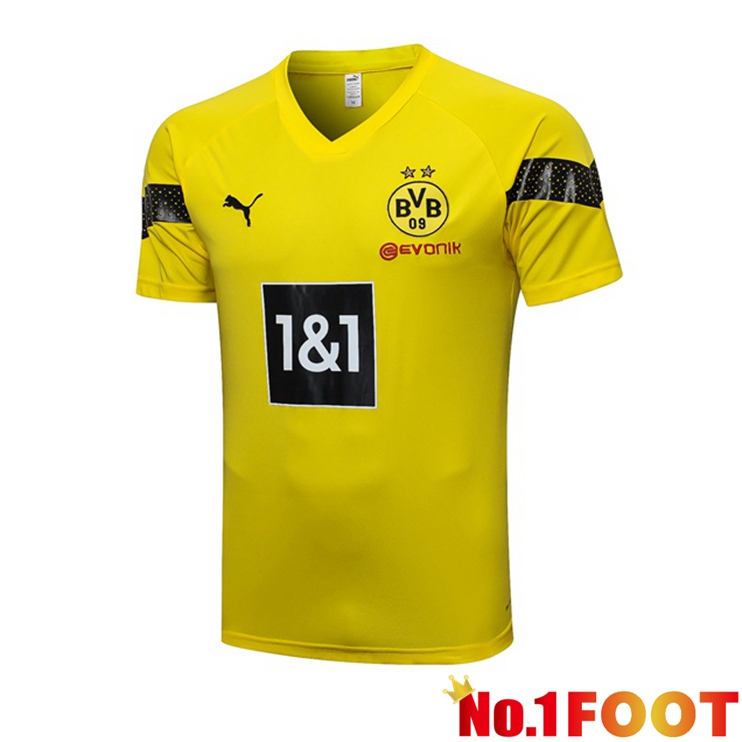 Dortmund BVB Training T Shirt Yellow 2023/2024