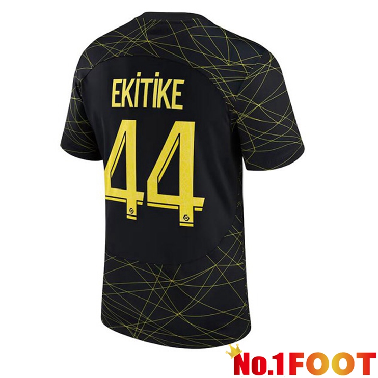 Paris PSG (EKITIKE 44) Soccer Jersey Fourth Black 2022/2023