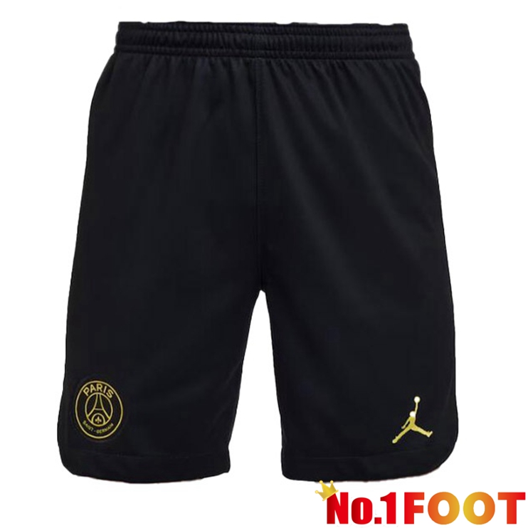 Paris PSG Soccer Shorts Fourth Black 2022/2023