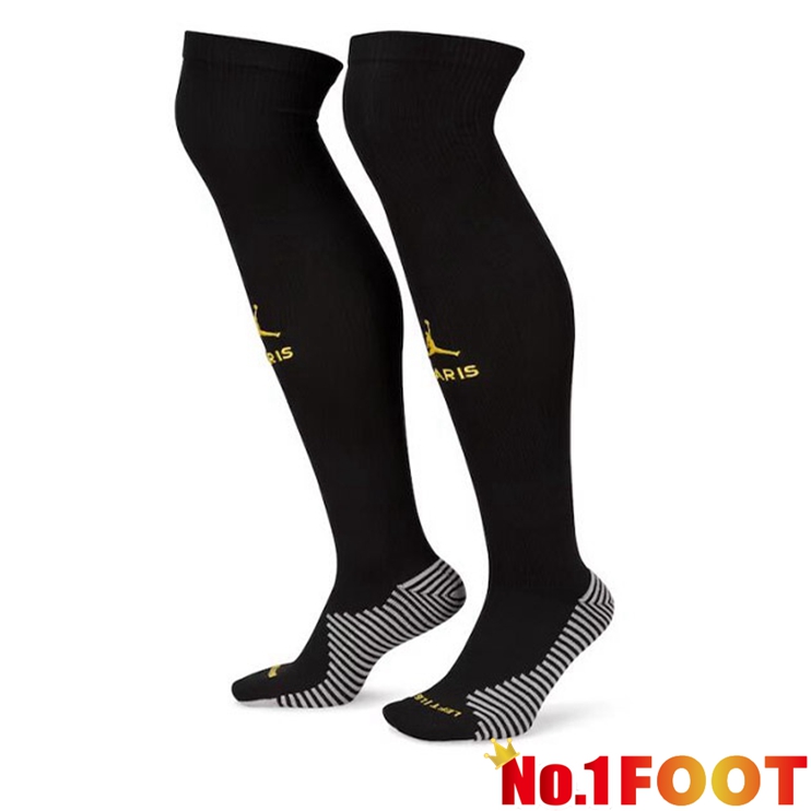 Paris PSG Soccer Socks Fourth Black 2022/2023