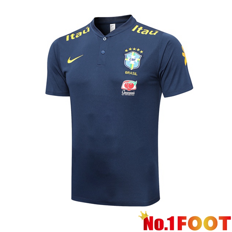 BrazilSoccer Polo Royal Bluee 2023/2024