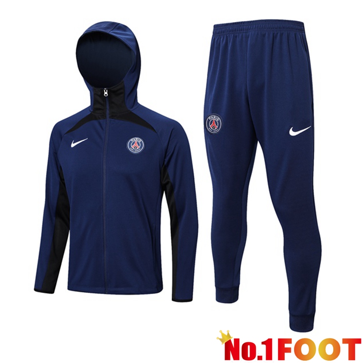 Paris PSG Training Tracksuit Hoodie Royal Bluee 2023/2024