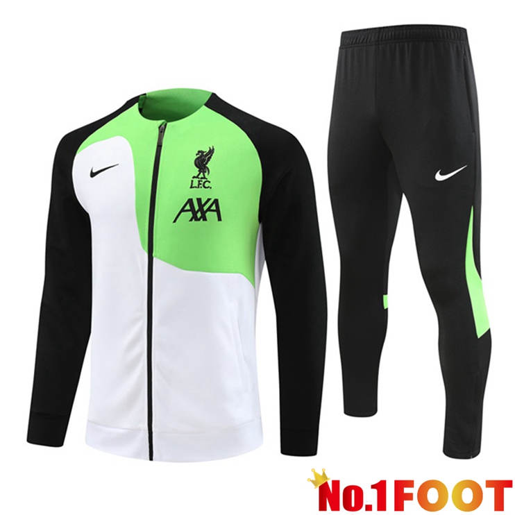 FC Liverpool Training Jacket Suit White Green 2023/2024