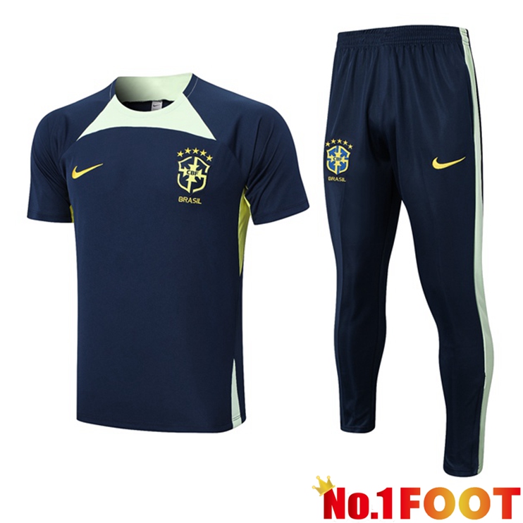 Brazil Training T Shirt + Pants Royal Bluee 2023/2024