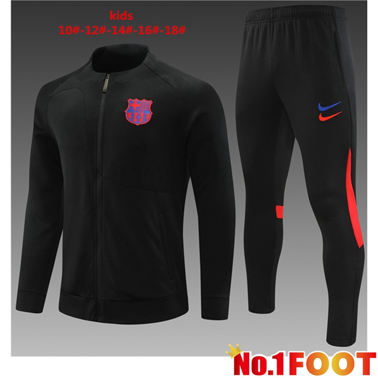 FC Barcelona Kids Training Jacket Suit Black 2023/2024