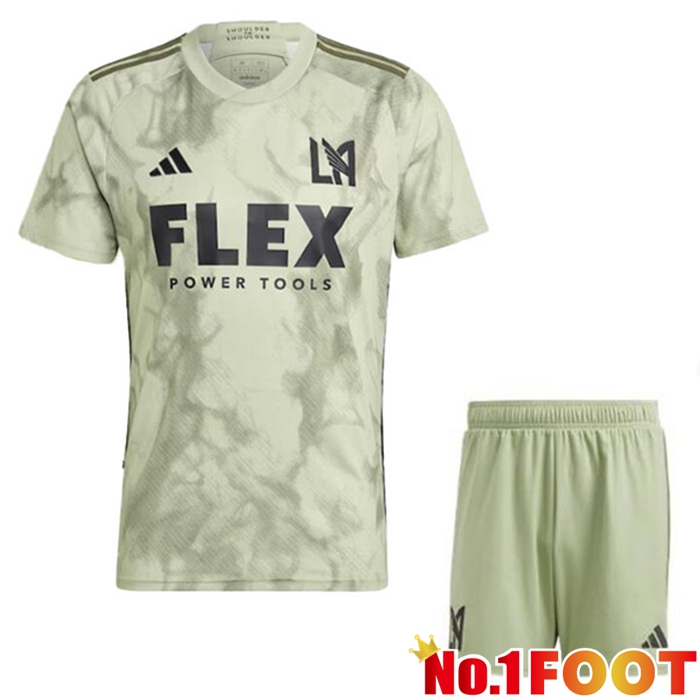 Los Angeles FC Kids Soccer Jersey Away Green 2023/2024