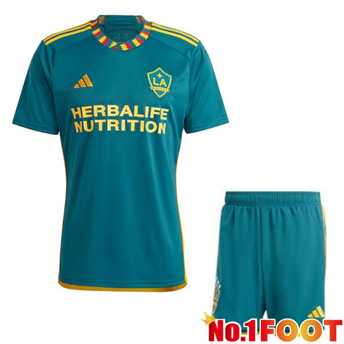 LA Galaxy Kids Soccer Jersey Away Green 2023/2024