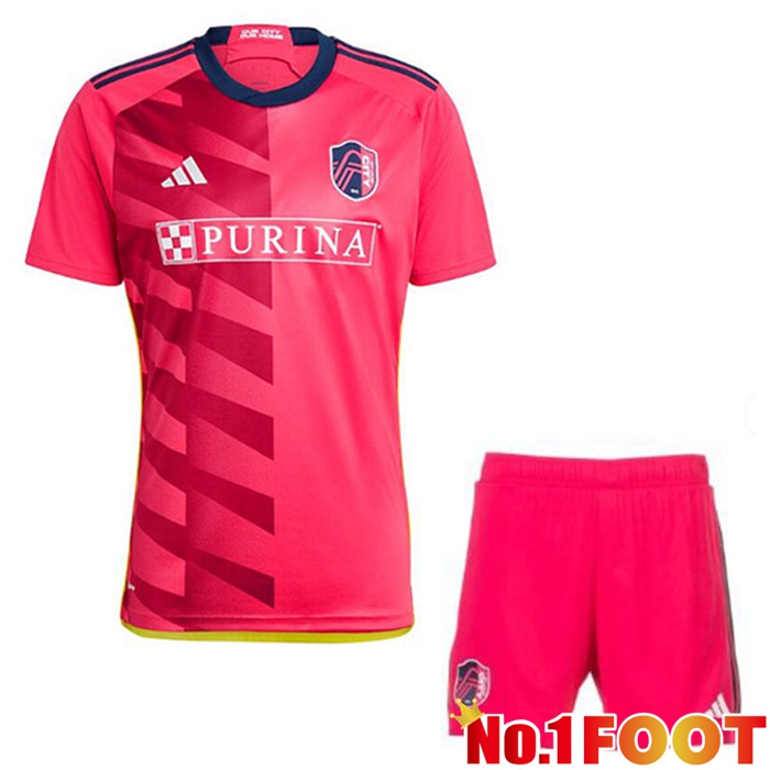 St.Louis City FC Kids Soccer Jersey Home Red 2023/2024