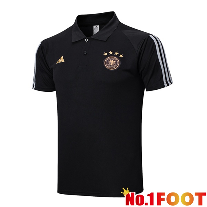 Germany Soccer Polo Black 2023/2024