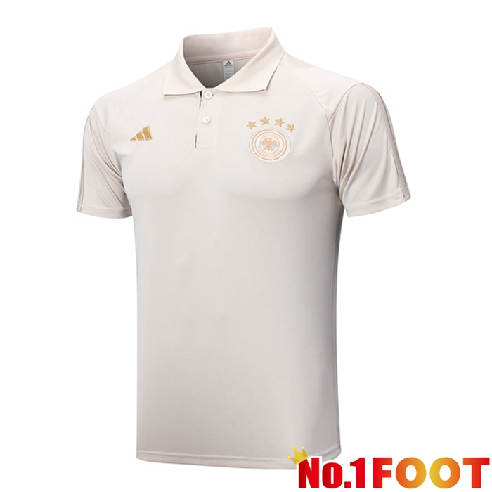 Germany Soccer Polo Yellow 2023/2024 - Click Image to Close