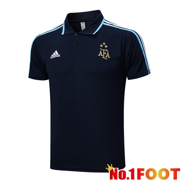 Argentina Soccer Polo Royal Blue 2023/2024 - Click Image to Close