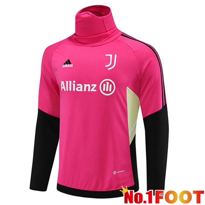 Juventus High collar Training Sweatshirt Red 2023/2024