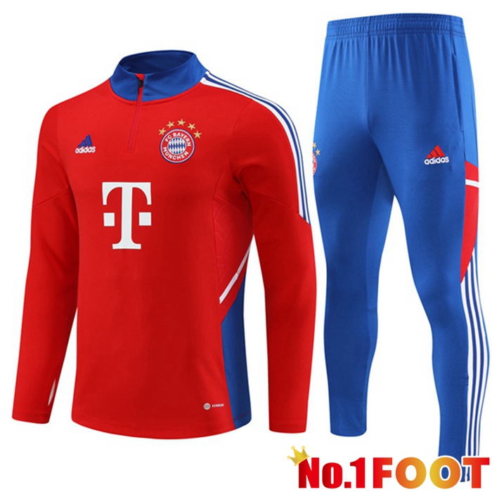 Bayern Munich Training Tracksuit Suit Red 2023/2024