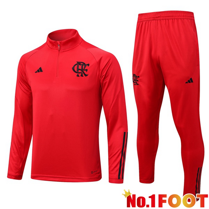 Flamengo Training Tracksuit Suit Red 2023/2024