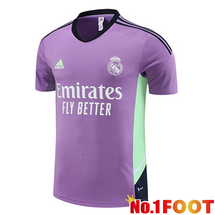 Real Madrid Training T Shirt Purple 2023/2024