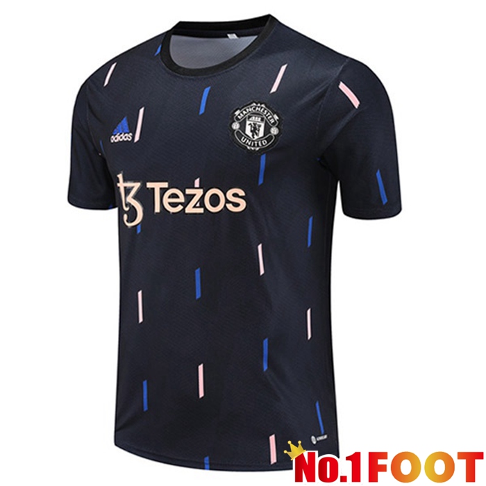 Manchester United Training T Shirt Black 2023/2024