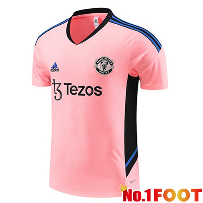 Manchester United Training T Shirt Pink 2023/2024