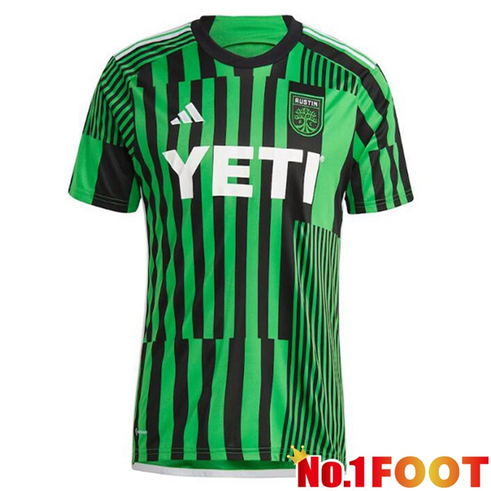 Austin FC Soccer Jersey Home Green 2023/2024 - Click Image to Close