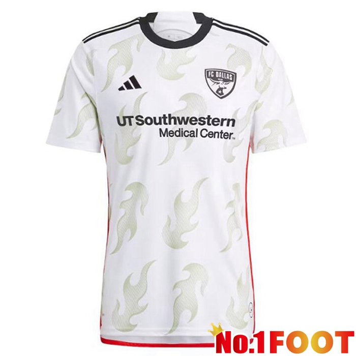 FC Dallas Soccer Jersey Away White 2023/2024