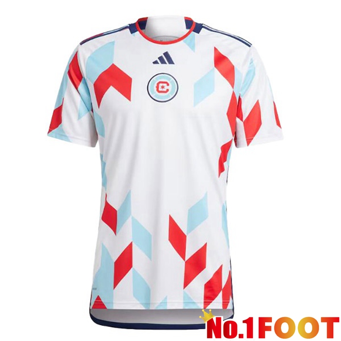 Chicago Fire FC Soccer Jersey Away White 2023/2024