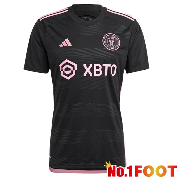 Inter Miami CF Soccer Jersey Away Black 2023/2024 - Click Image to Close