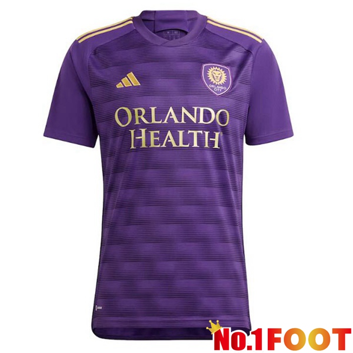 Orlando City SC Soccer Jersey Home Purple 2023/2024