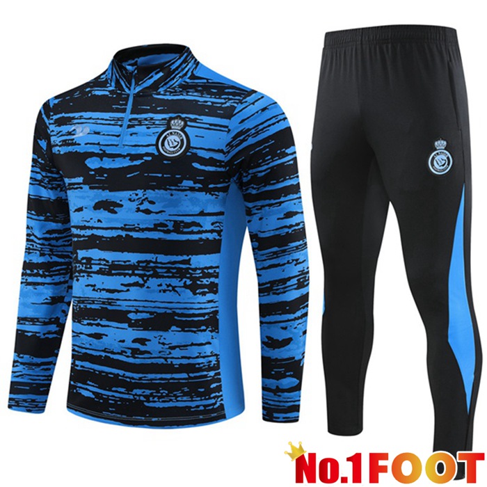 Al-Nassr FC Training Tracksuit Suit Blue 2023/2024