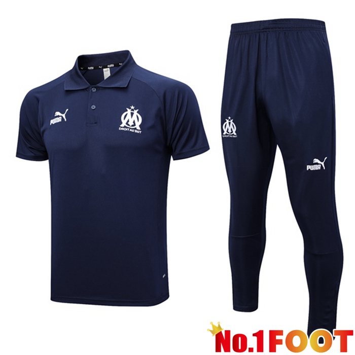 Marseille OM Soccer Polo + Pants Royal Blue 2023/2024 - Click Image to Close