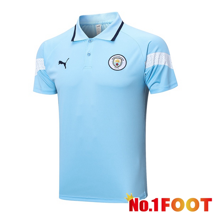 Manchester City Soccer Polo Blue 2023/2024 - Click Image to Close