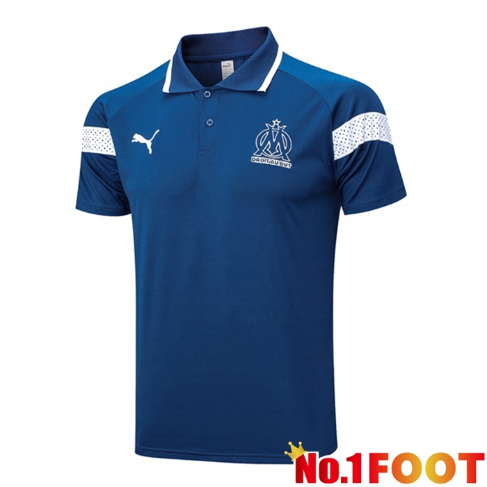 Marseille OM Soccer Polo Blue 2023/2024