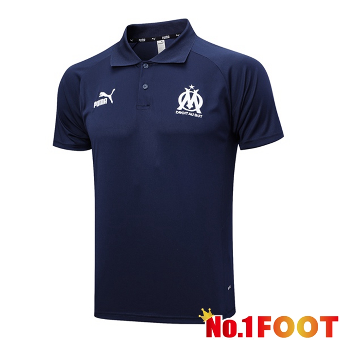 Marseille OM Soccer Polo Royal Blue 2023/2024 - Click Image to Close